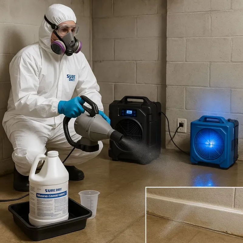 Sanitization and Odor Removal process in Southborough, MA